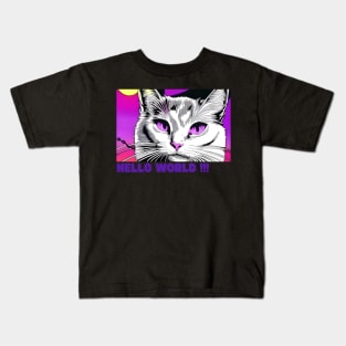 Meowsterpiece | Cat Lovers Kids T-Shirt